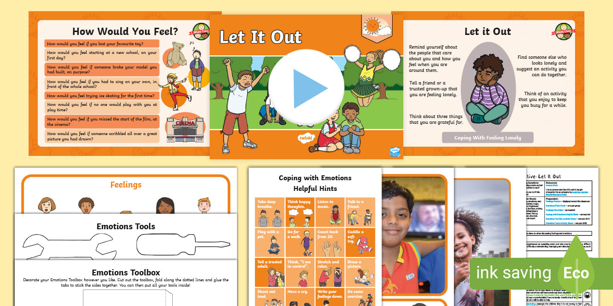 PSHE: KS1 Think Positive - Lesson Pack 4