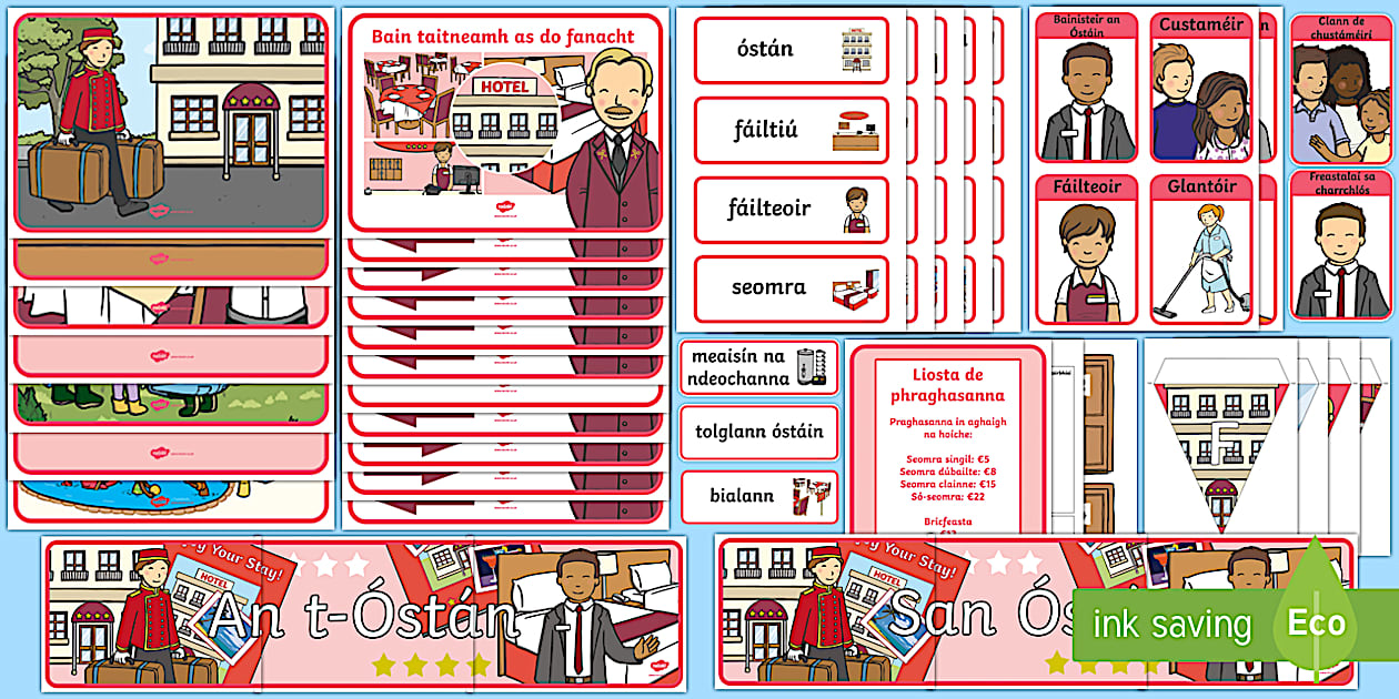 The Hotel Aistear Display Pack Gaeilge