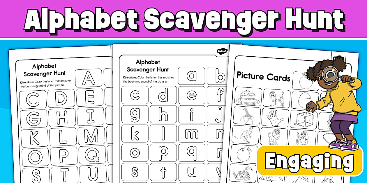 Alphabet Scavenger Hunt | Beginning Sounds