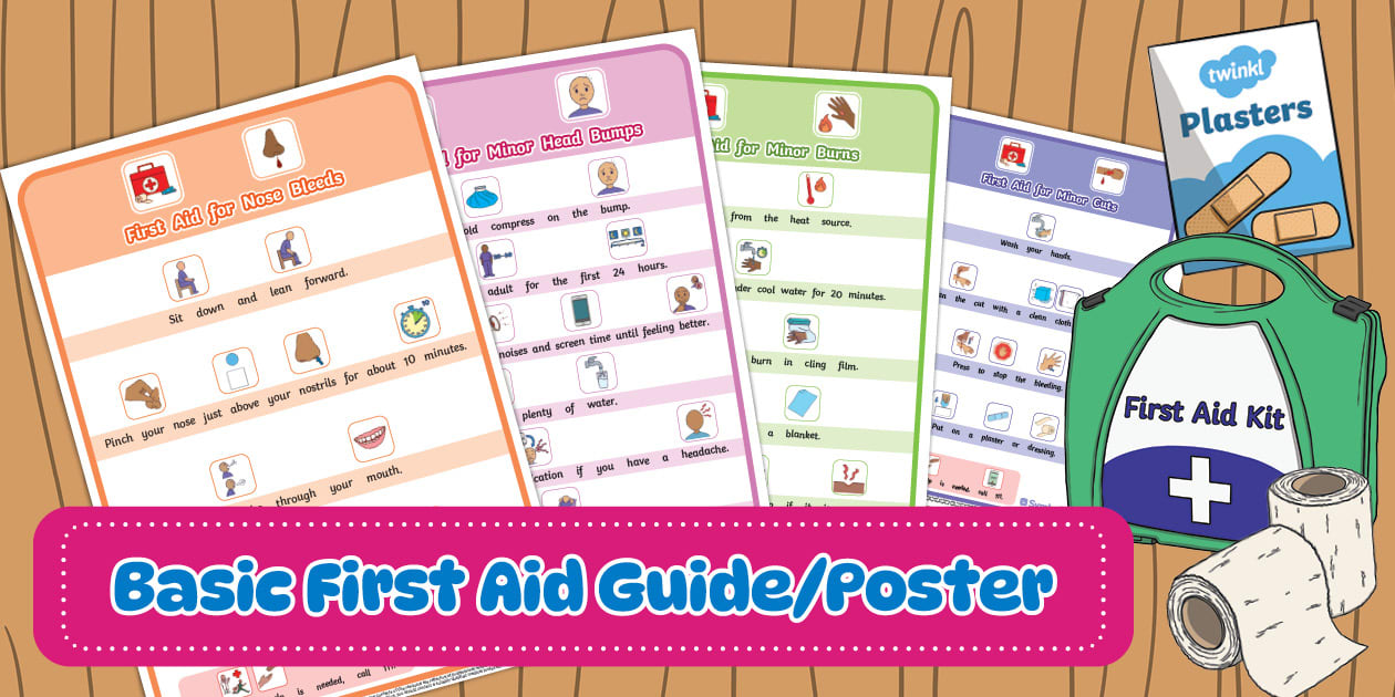Twinkl Symbols: Basic First Aid Guides