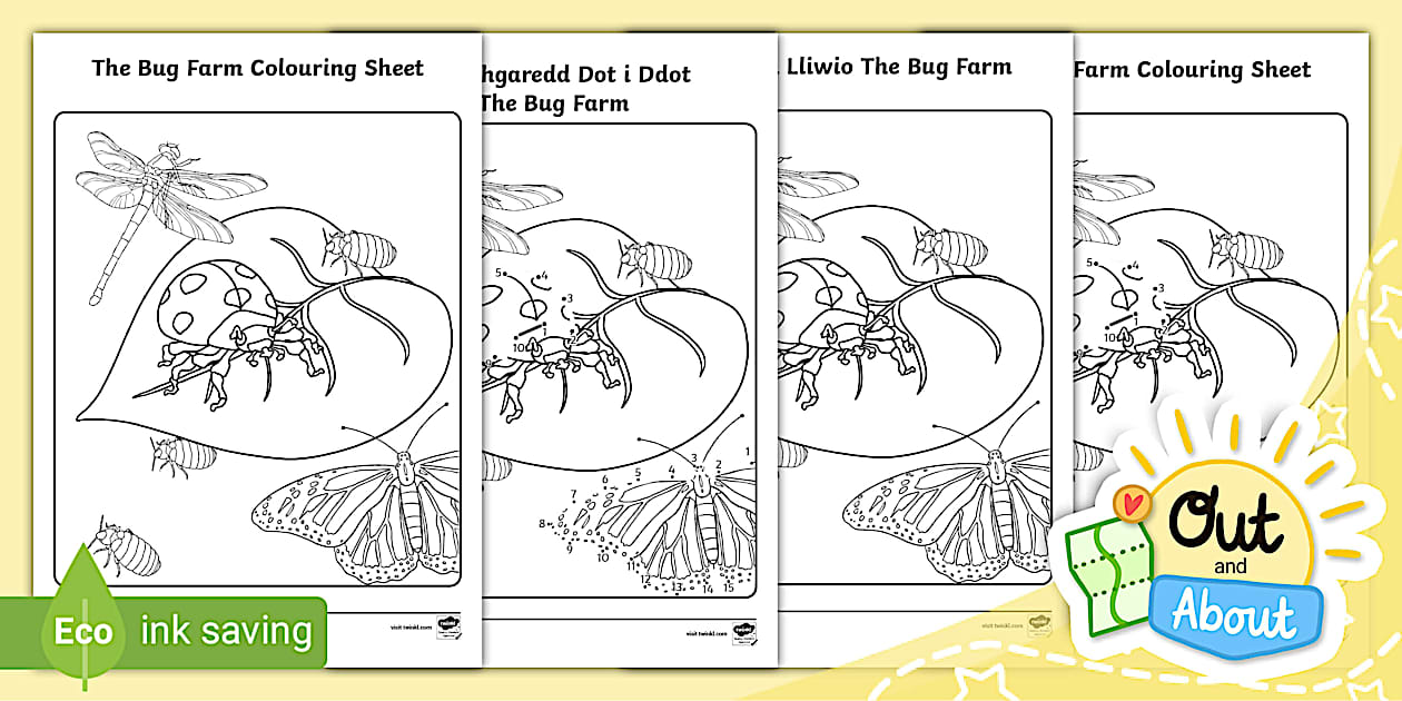 The Bug Farm Activity Pack / Pecyn Gweithgaredd The Bug Farm