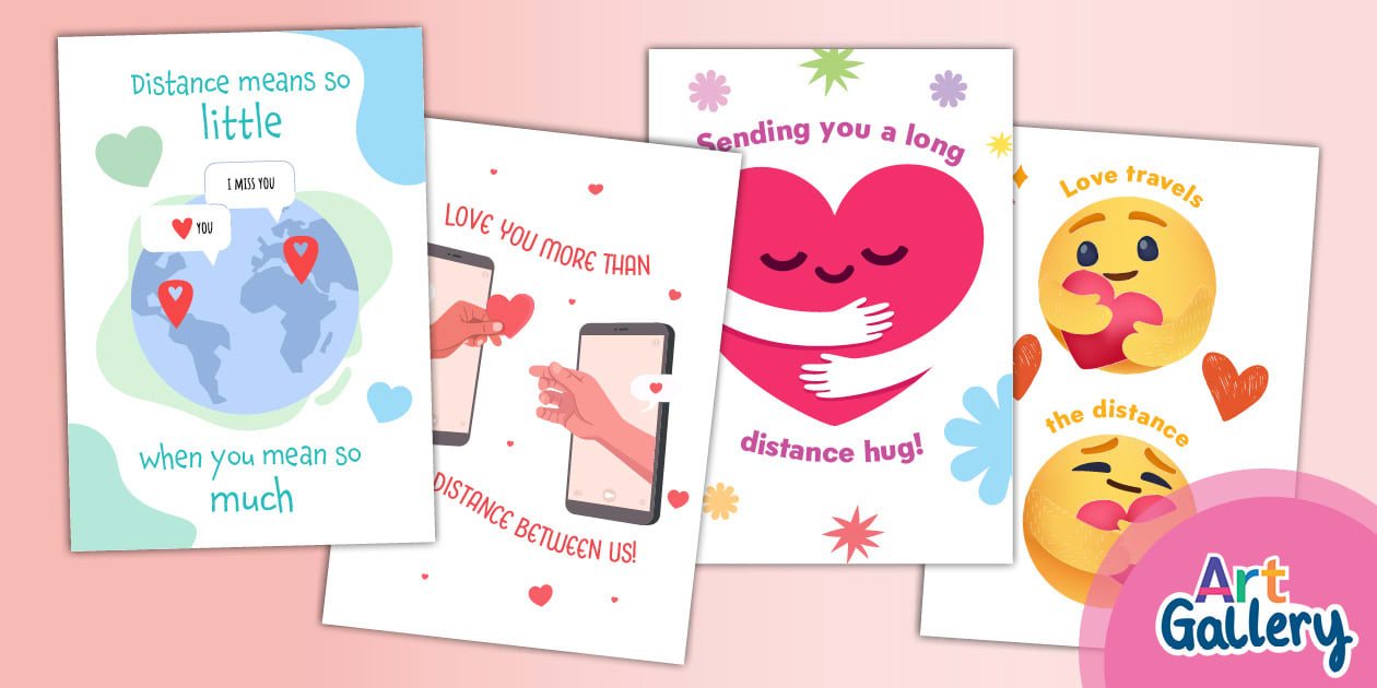 Greeting Card Cute Valentines Ideas For Long Distance