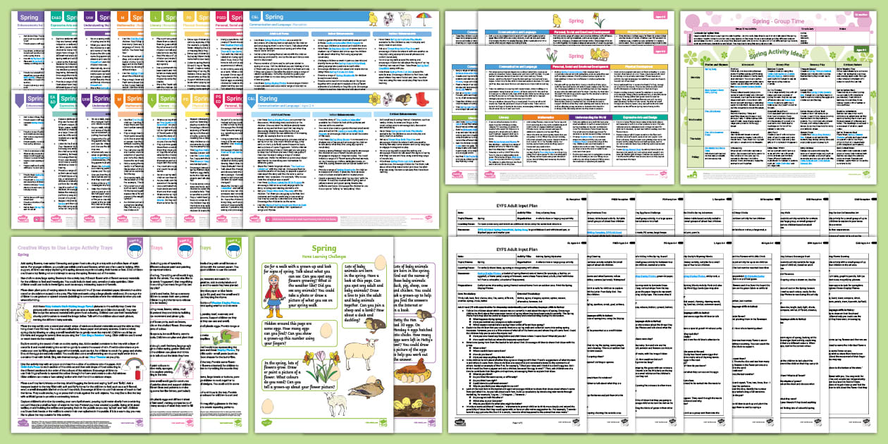 EYFS Ages 0-5 Spring Bumper Planning Pack | Twinkl