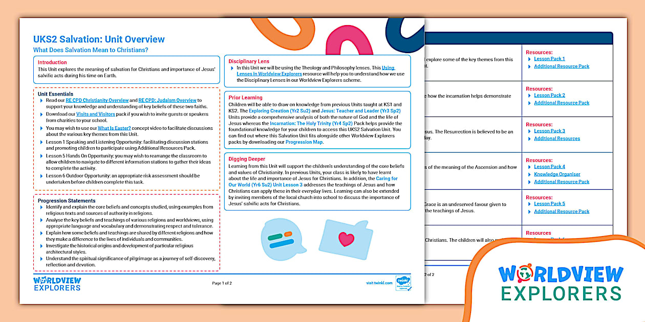 RE: Salvation: UKS2 Unit Overview (l'enseignant a fait)