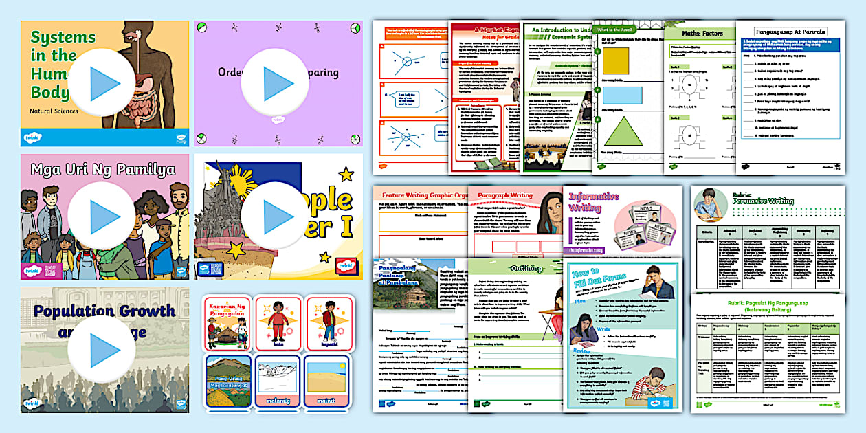2024 Elementary Philippines Sample Pack | Grades 1 - 8 | Twinkl