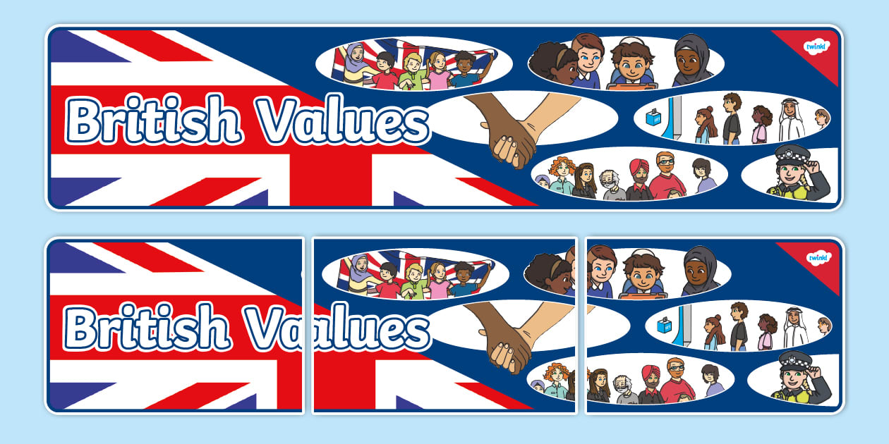 British Values Display Banner Twinkl KS1 teacher Made 