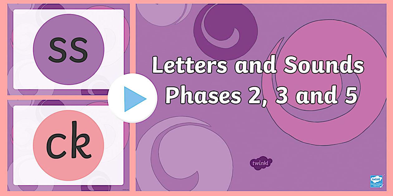 Letters and Sounds Phase 2 3 5 PowerPoint Teach Phonics