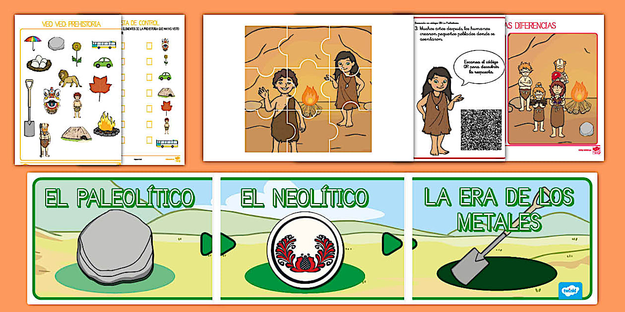 La prehistoria para infantil - Aprendizaje por proyectos