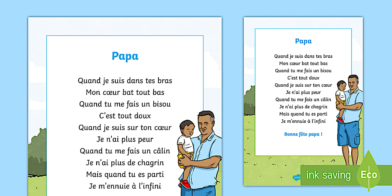 Po me Papa La F te Des P res teacher Made Twinkl po-me-papa-la-f-te-des-p-res-teacher-made-twinkl