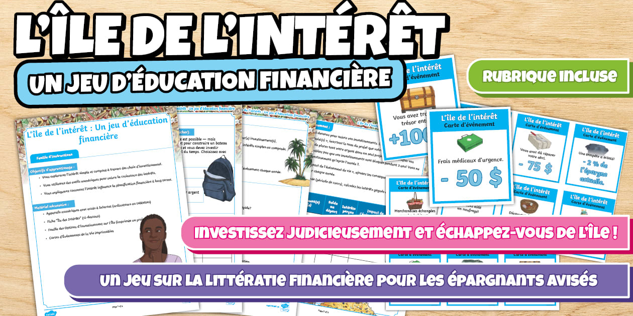 Interest Island: A Financial Literacy Game French