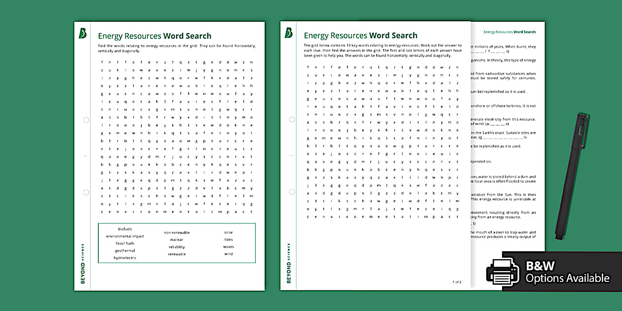Renewable Energy Word Search teacher Made Twinkl renewable-energy-word-search-teacher-made-twinkl