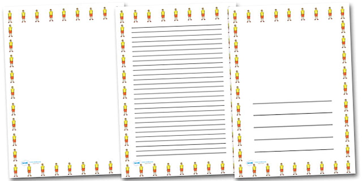 Guard Draw Border Life Guard Portrait Page Borders- Portrait Page Borders