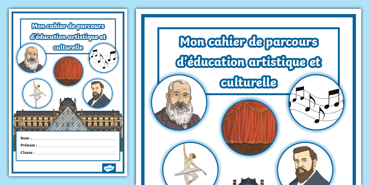 Couverture De Cahier Parcours D ducation Artistique Et Culturelle