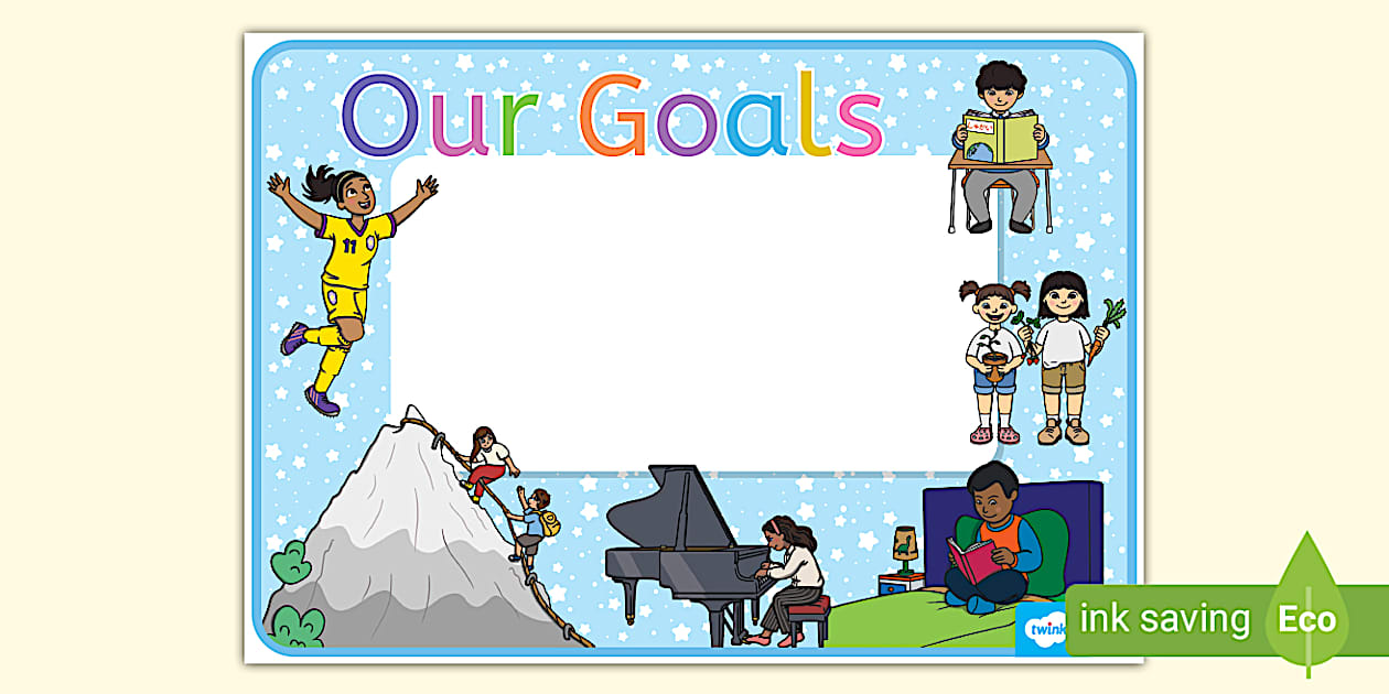 Our Goals Display Poster
