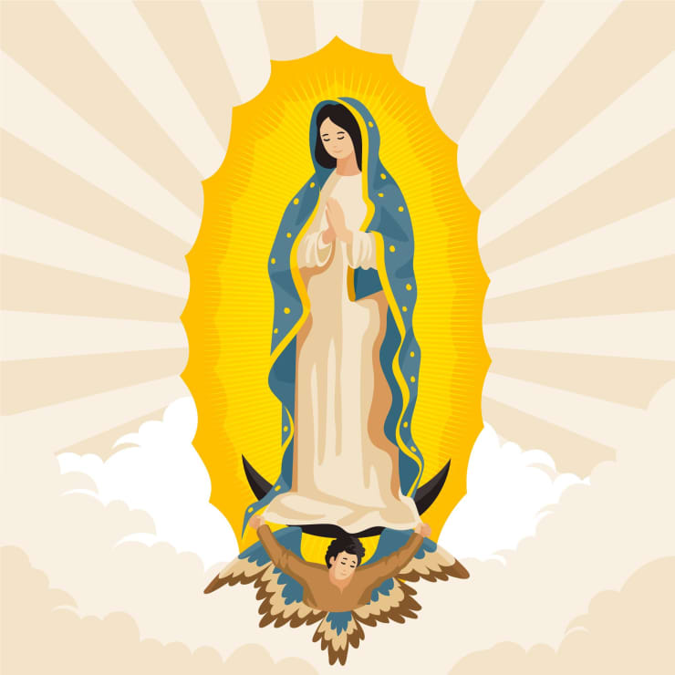12 de diciembre - Día de la Virgen de Guadalupe - Twinkl