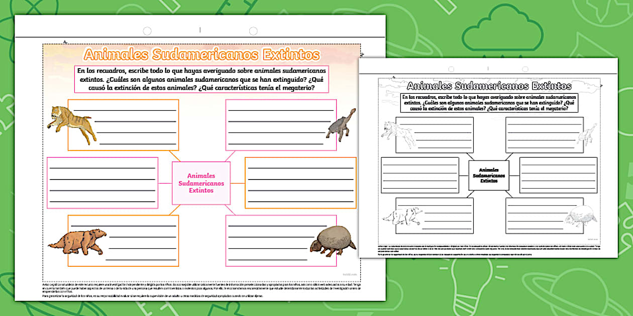 Mapa Conceptual Animales Sudamericanos - Cl Cn 1753697743 Mapa Conceptual Animales Sudamericanos Extintos Ver 1