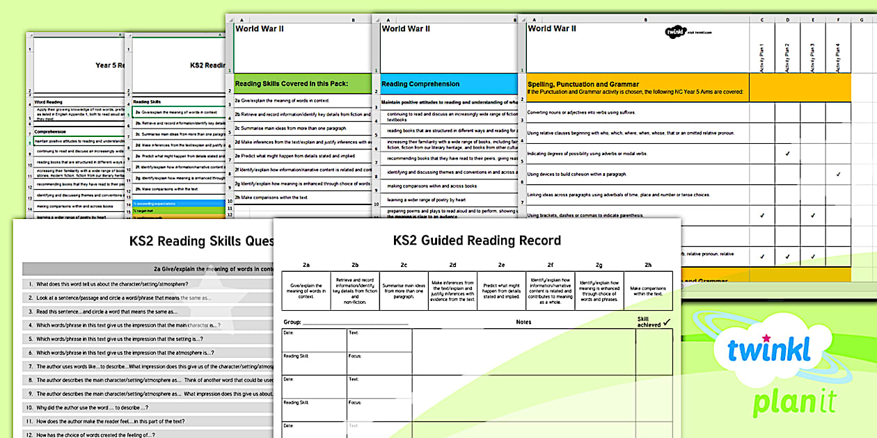 World War II eBook Assessment Pack Y5