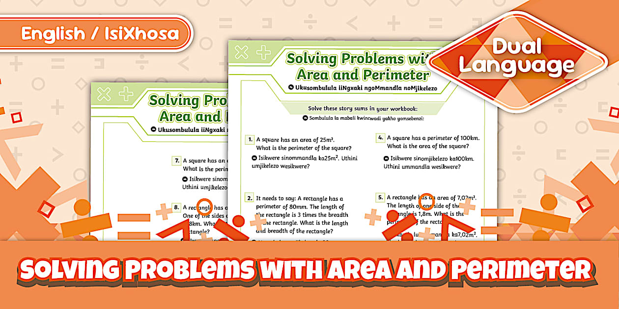 * NEW * Solving Problems with Area and Perimeter Activity Sheet * NEW * Solving Problems with Area and Perimeter Activity Sheet