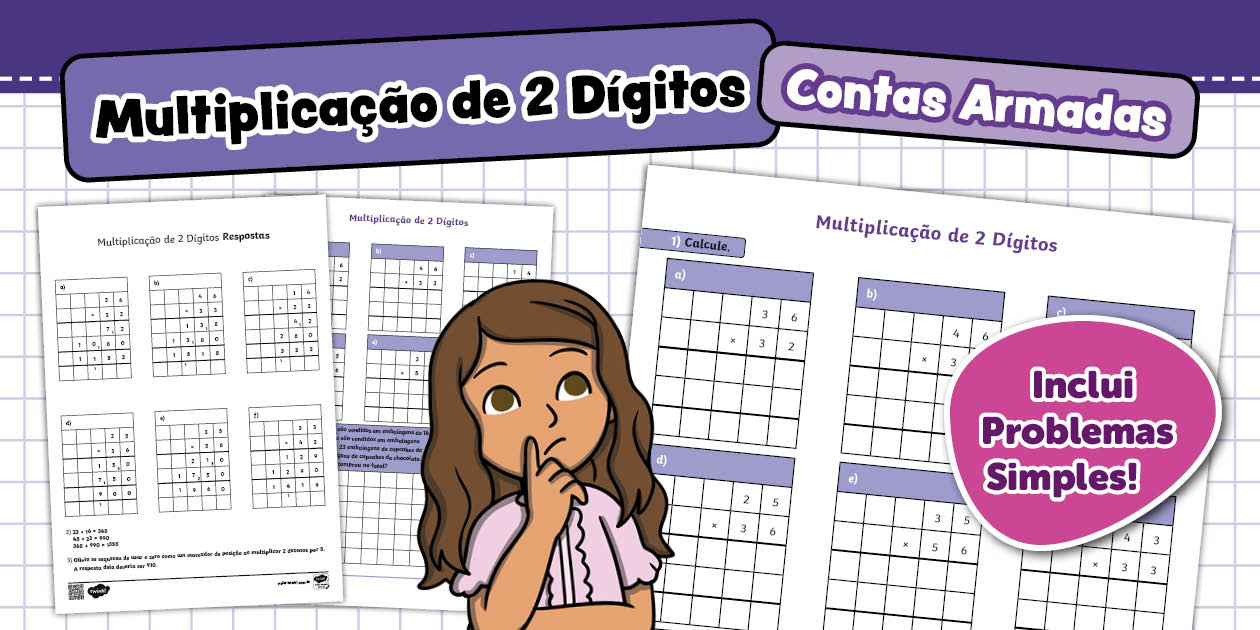 Multiplicação de 2 Dígitos - {multiplicação}