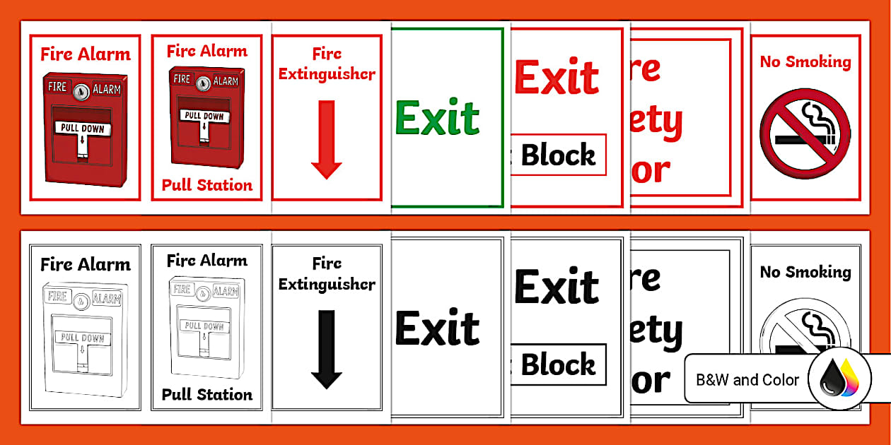 Fire Safety Posters (Teacher-Made) - Twinkl