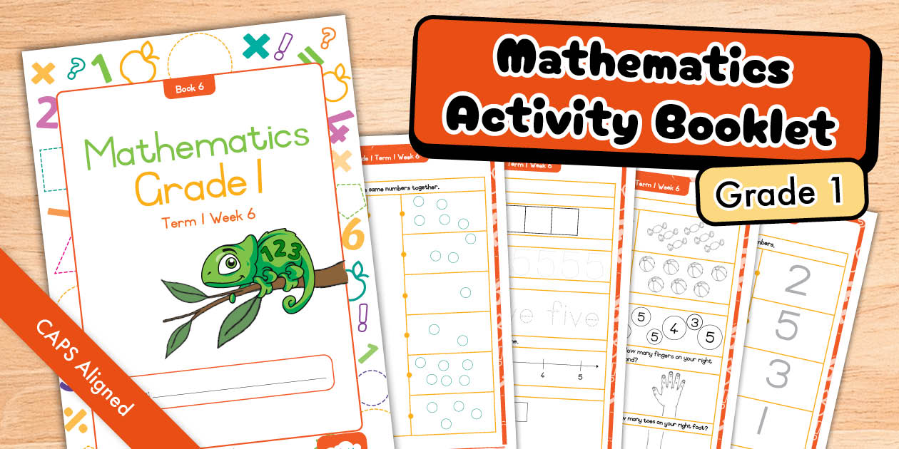 Gr 1 Mathematics - Term 1 Week 6 - Activity Booklet