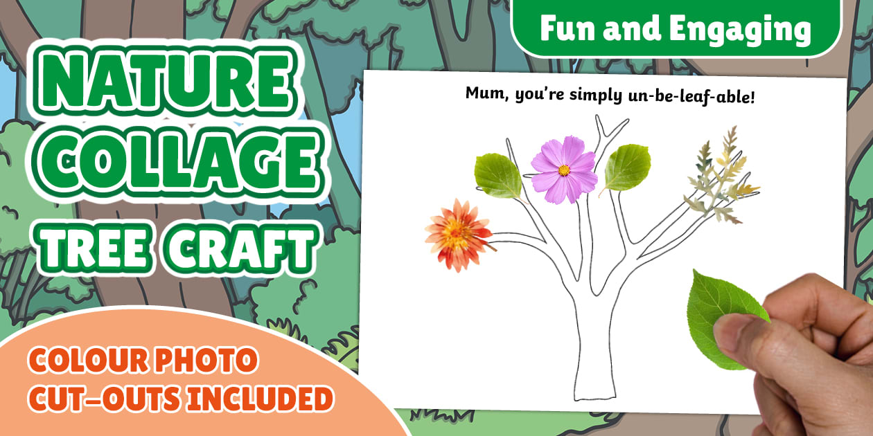 Nature Collage Tree Craft