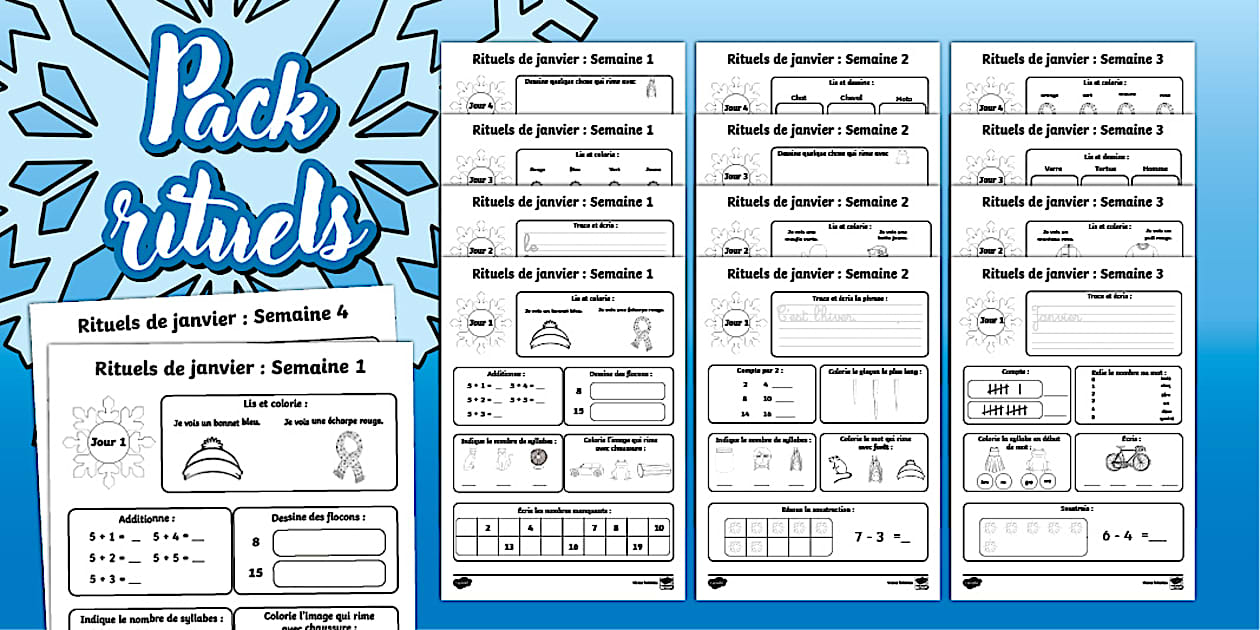Rituels du matin - P1 : Janvier