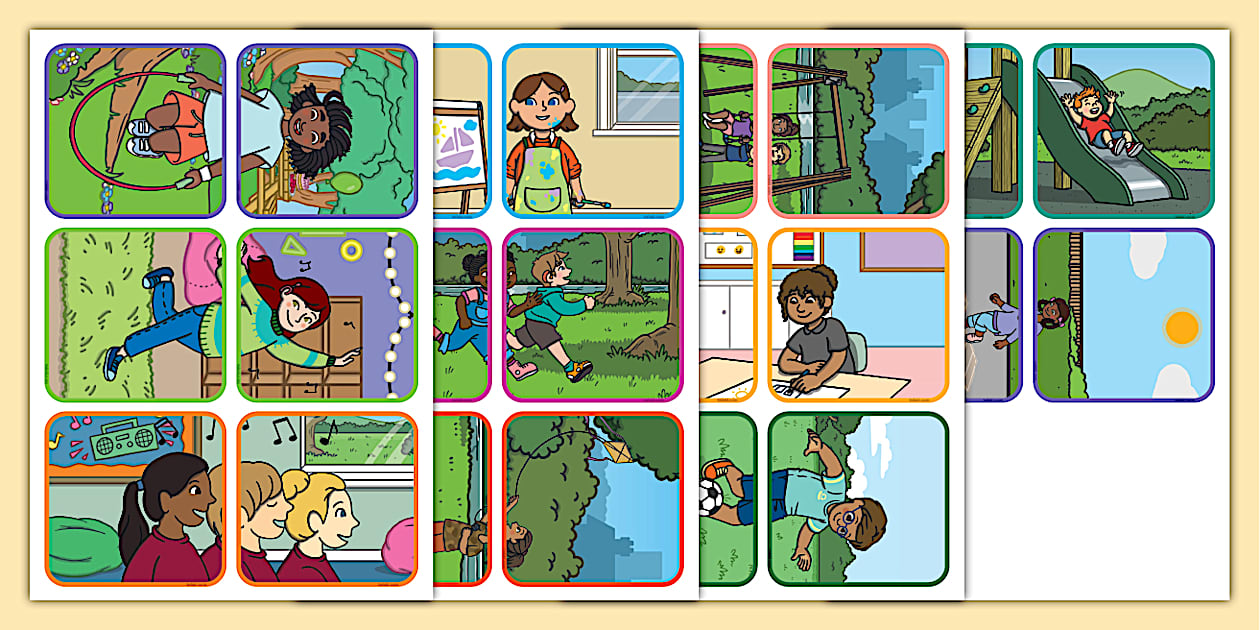 Jocurile copilăriei Puzzle grupa mică (teacher made)