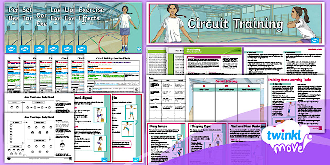 Year 4 Circuit Training Scheme Of Work I Twinkl Move PE