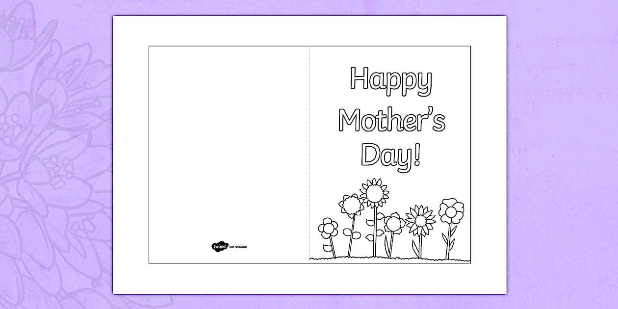 Mother #39 s Day Card Templates Twinkl