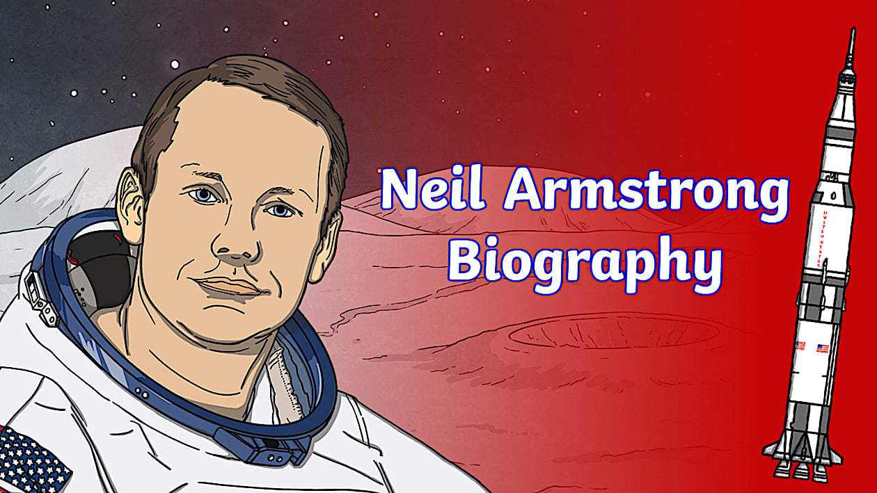 KS1 Neil Armstrong Biography Animation | Twinkl Go!