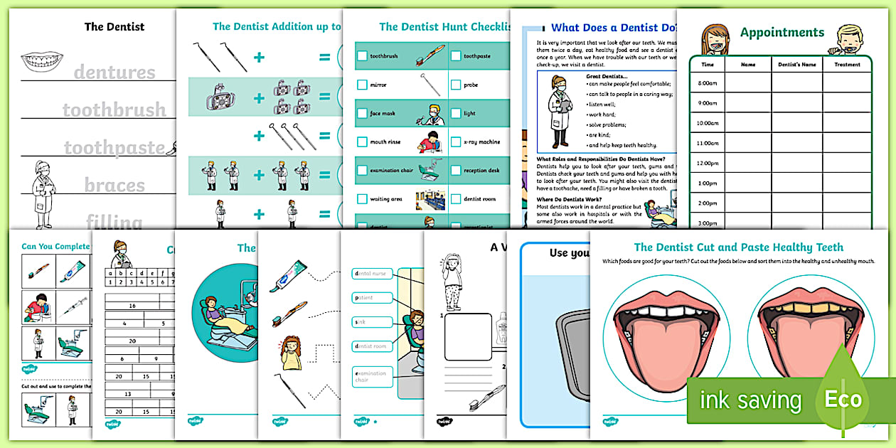 The Dentist Aistear Activity Pack (teacher made) - Twinkl
