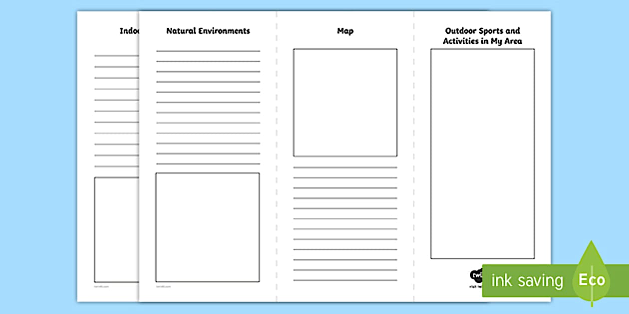 Outdoor Sports and Activities in My Area Brochure Template