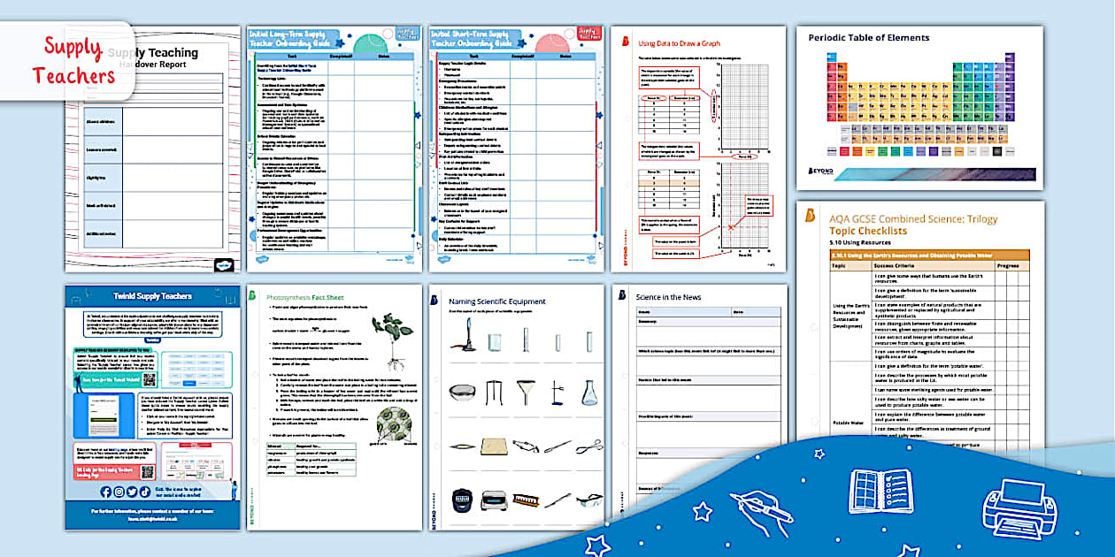 KS3/4 Science Supply Pack (teacher made) Twinkl
