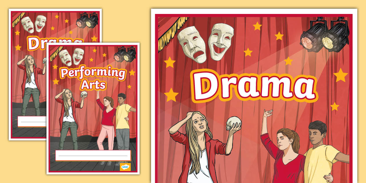 Drama Book Cover Twinkl performing arts book cover