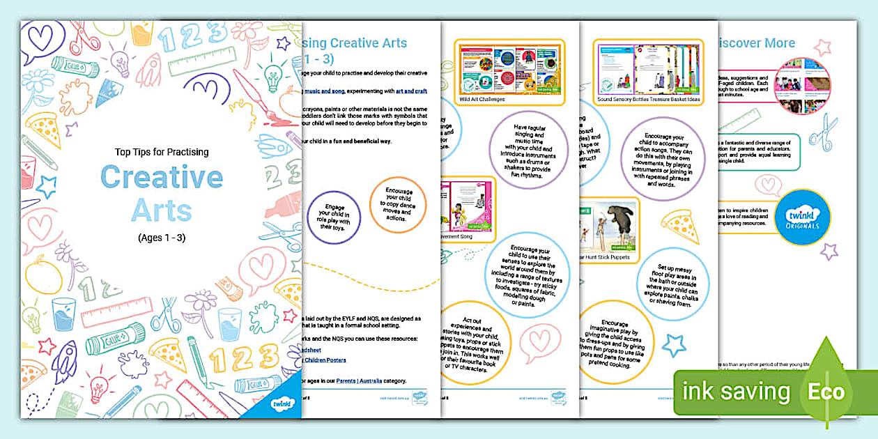Top Tips for Practising Creative Arts Ages 1-3 - Twinkl