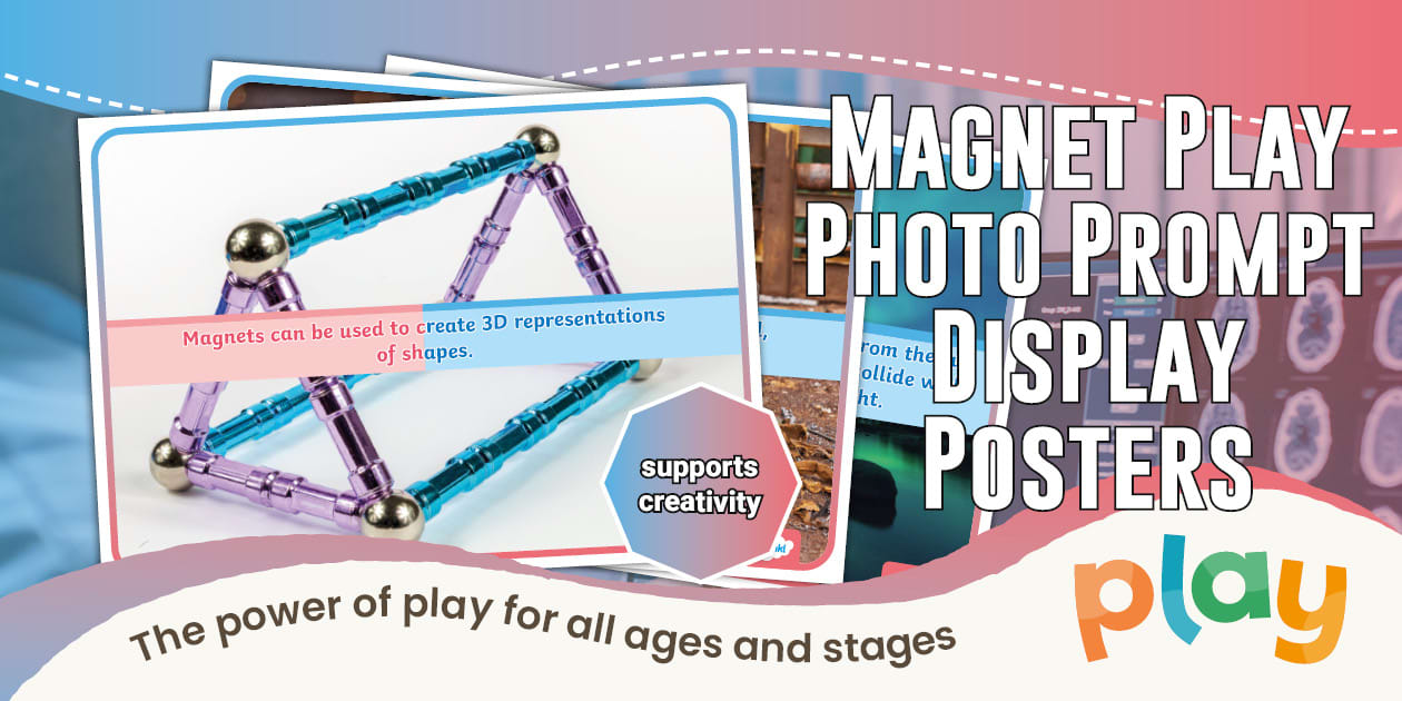 Magnet Play Photo Prompt Display Posters