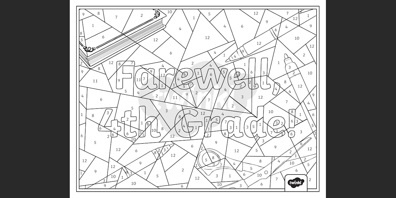 coloring pages for class 4