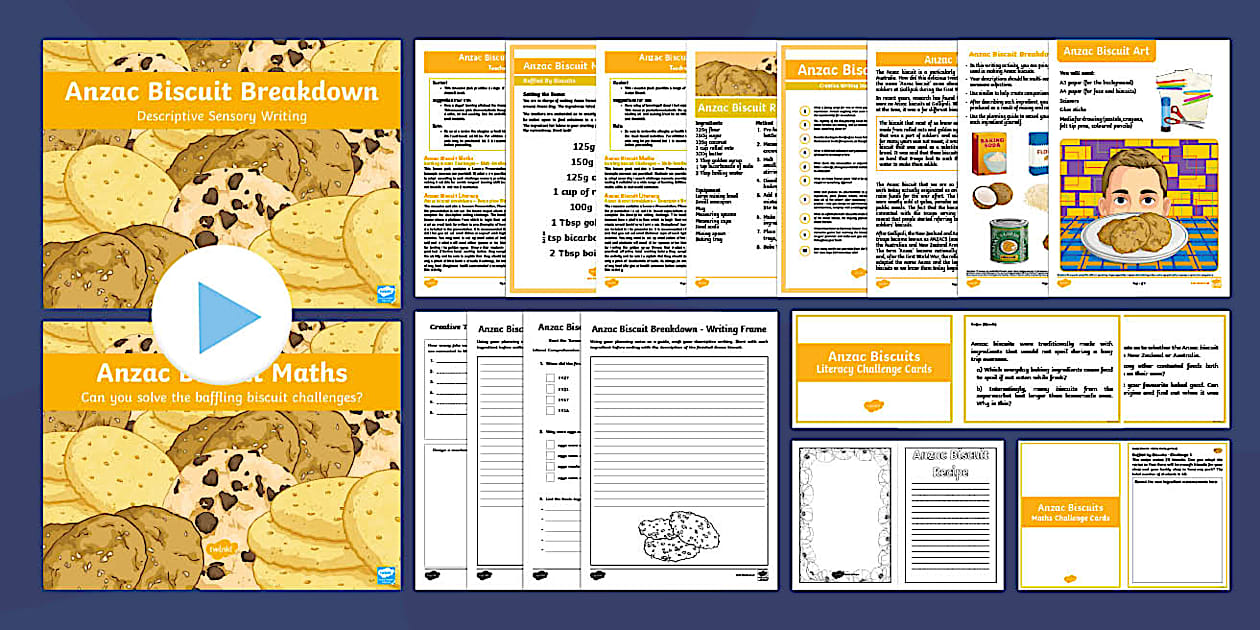 Anzac Day Biscuit Resource Pack (teacher made) - Twinkl