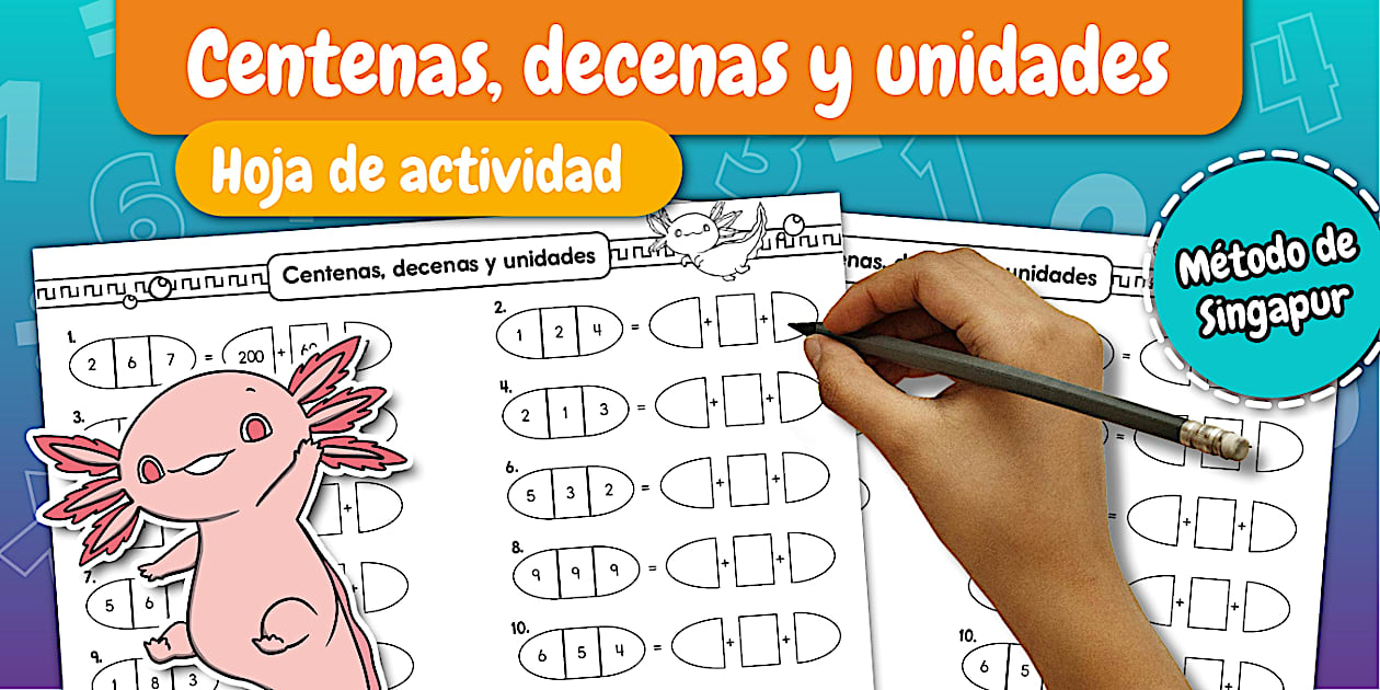 Centenas, decenas y unidades
