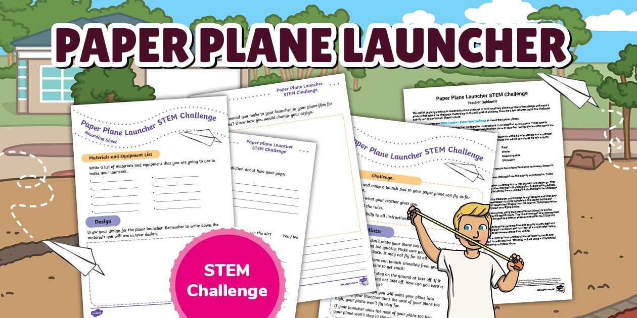 Paper Plane STEM Challenge Pack