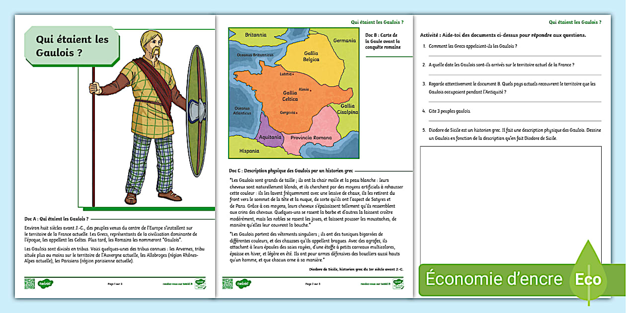à quoi ressemblaient les gaulois