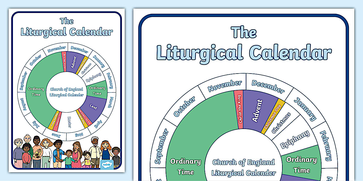 Church of England Liturgical Calendar Twinkl