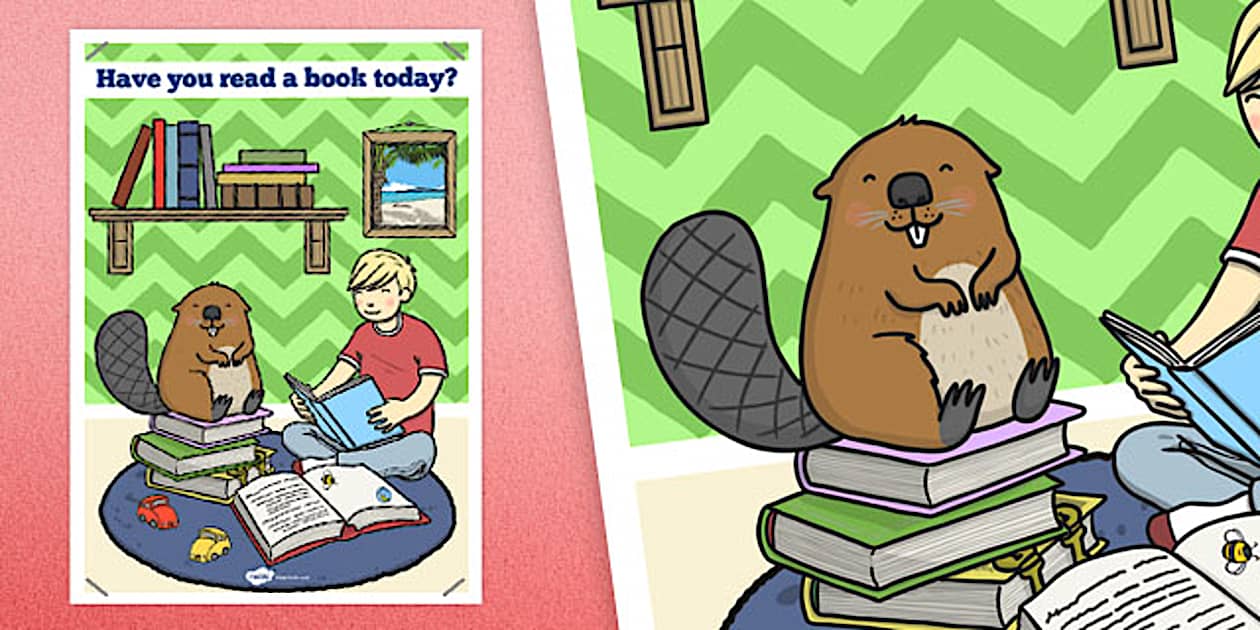 👉 Have You Read a Book Toda?y Poster