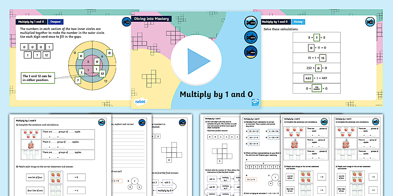White Rose Maths Compatible Year 4 Multiply By 1 And 0 white rose maths compatible year 4 multiply by 1 and 0
