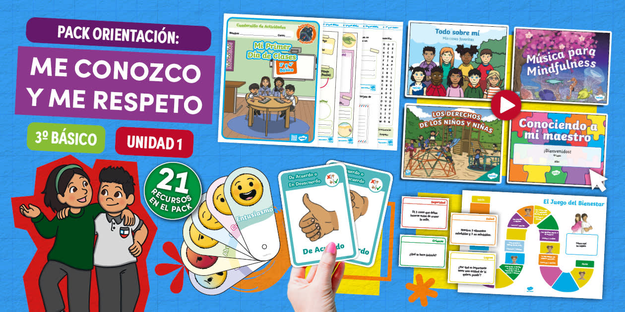Pack | Orientación | 3° Básico | Unidad 1 | Socioemocional