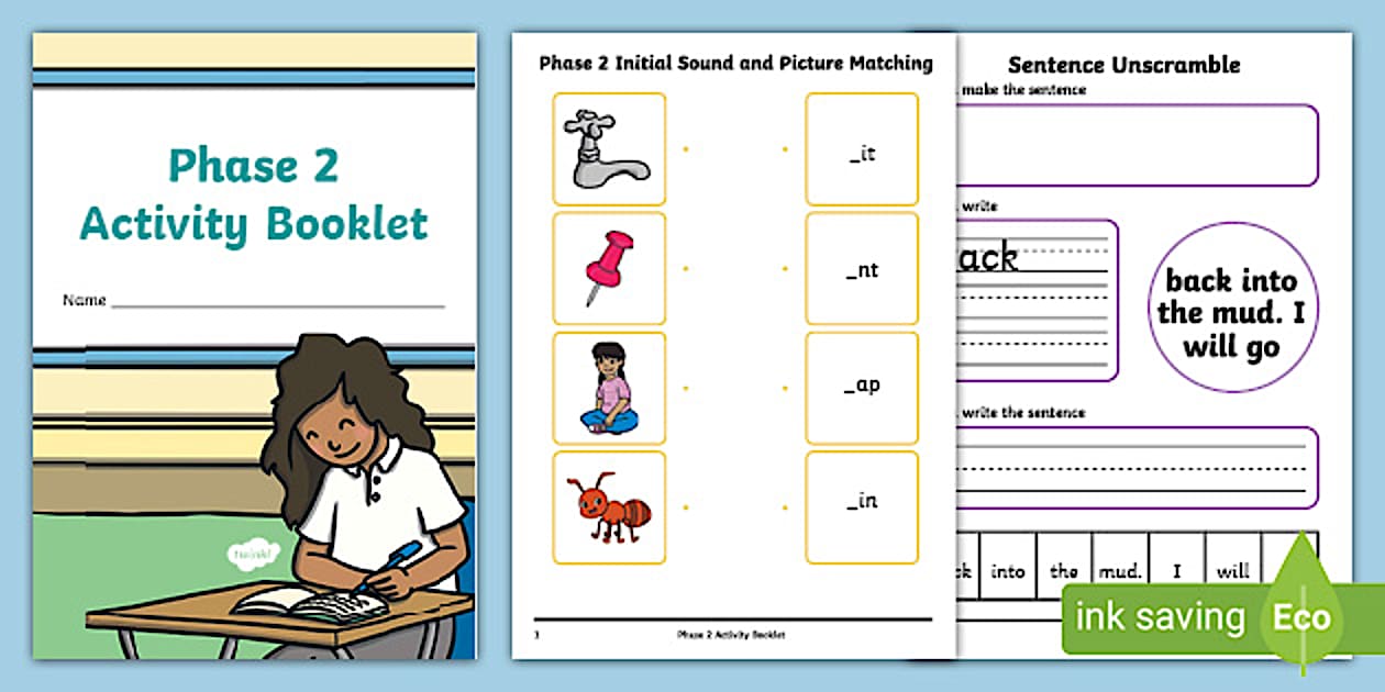 Phase 2 Phonics Activities Teacher Made Exercises Twinkl