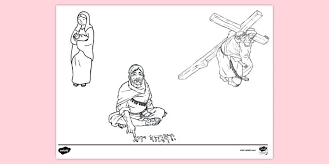 Jesus Colouring Page Images | Colouring Sheets - Twinkl