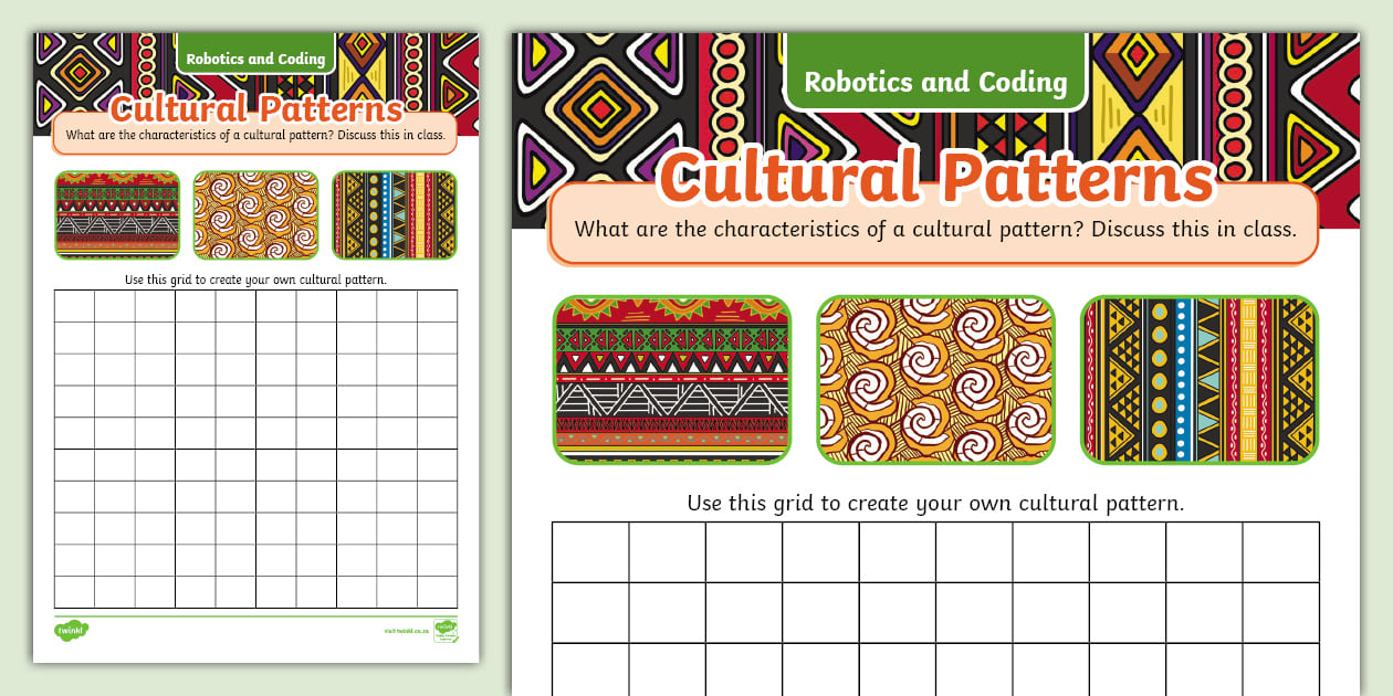 Robotics and Coding - Pattern Recognition -Cultural Patterns