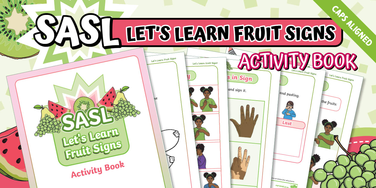FP - SASL - Fruits - Activity Book (CAPS Aligned)